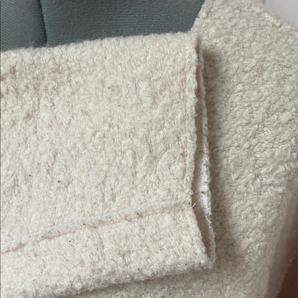 Cozy Cream Textured Coat - Picture 9 of 14